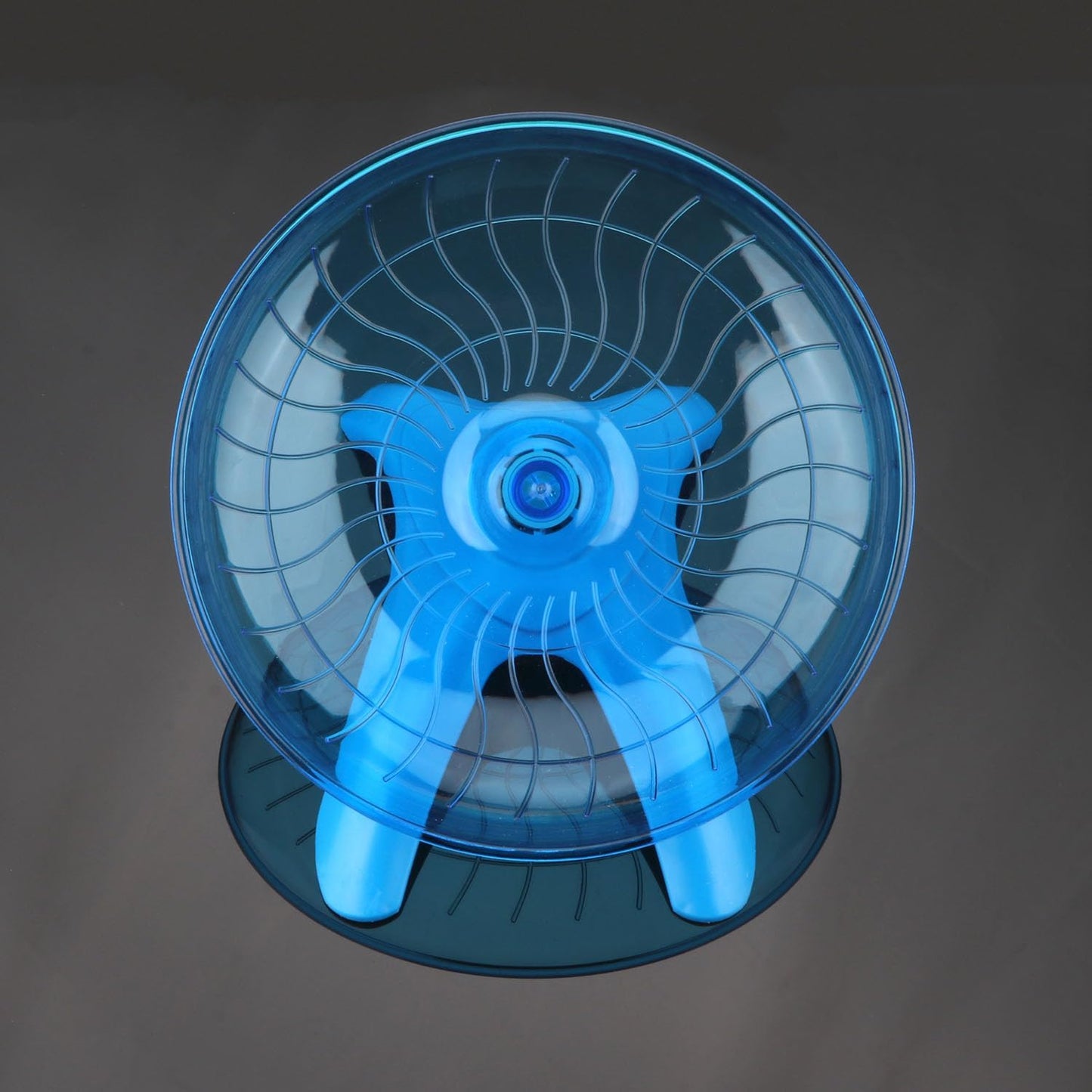 Hamster Wheel Flying Saucer Silent Exercise Wheel Running Wheel for Hamsters, Gerbils, Mice and Other Small Pets, Silent Hamster Running Wheel(Blue)