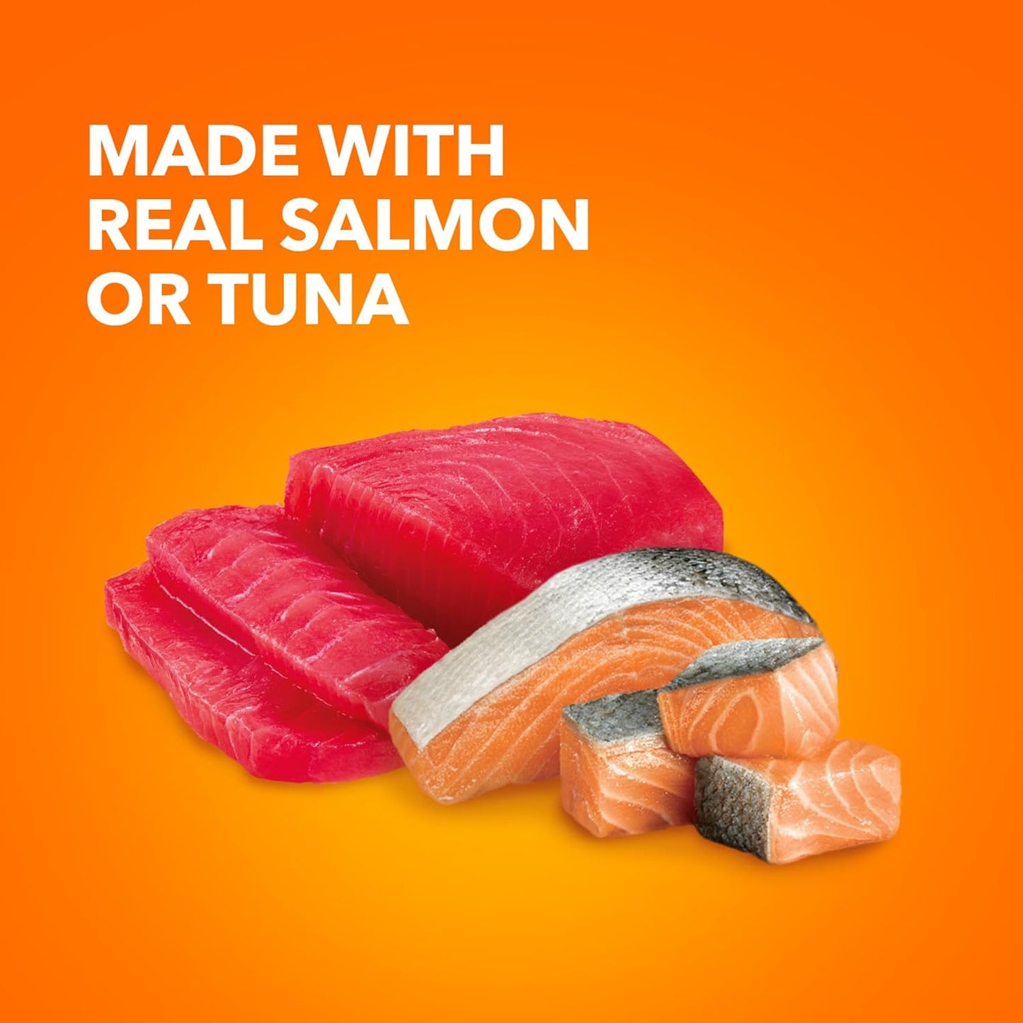 IAMS Perfect Portions Indoor Adult Wet Cat Food Cuts in Gravy Variety Pack, Salmon and Tuna Recipes, 2.6 oz. Easy Peel Twin-Pack Trays (12 Count, 24 Servings)