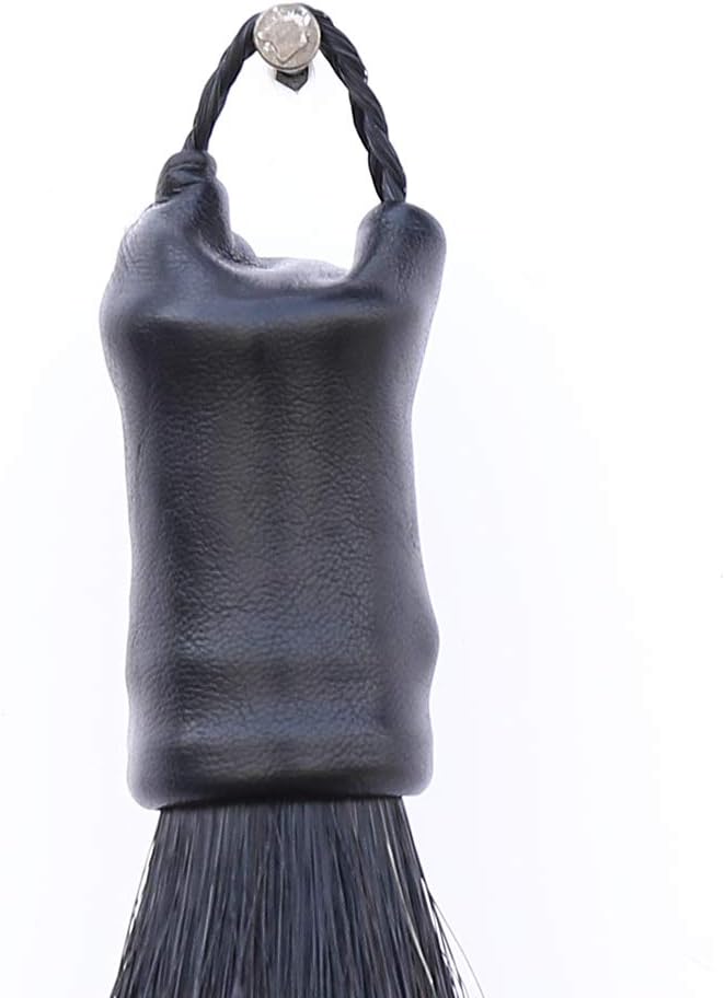 Horse Tail Extensions with Braided Horsehair Loop, Blunt Cut Bottom, 28-30 inches Long and 3/8 lb Weight