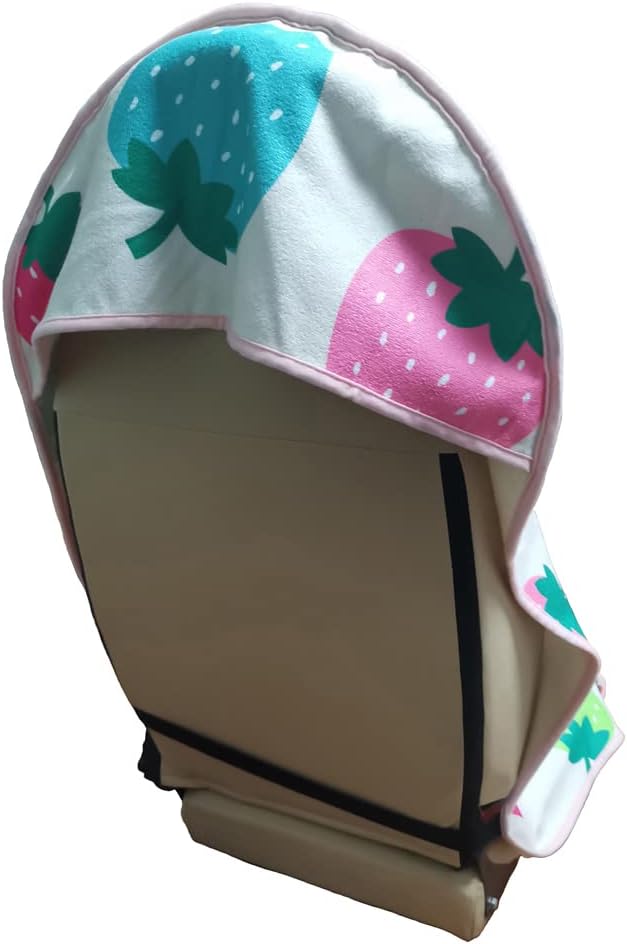 Car Seat Cover Protector Front Seats,for Gym Workout,Running,Swimming,Beach and Hiking,Waterproof Sweat Towel Bucket Seat Covers for Cars SUV Trucks (Strawberry, 2Pcs)