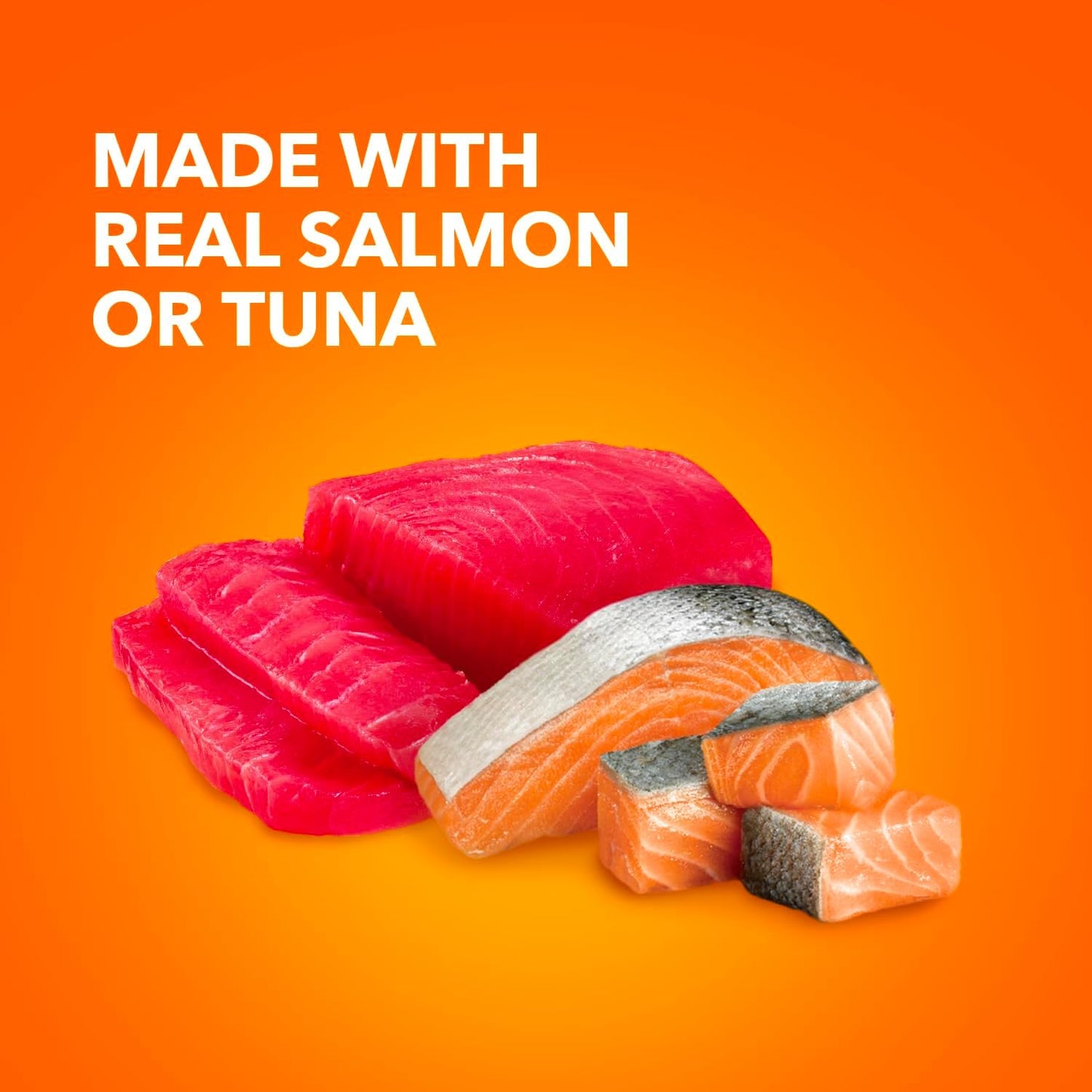 IAMS Perfect Portions Healthy Adult Wet Cat Food Pate, Salmon and Tuna Recipe Variety Pack, 2.6 oz. Twin-Pack Trays (24 Count, 48 Servings)