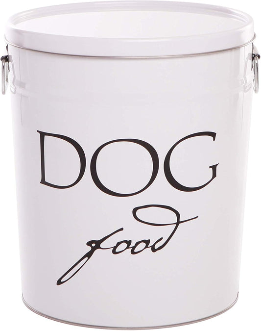 Harry Barker Pet Food Storage Collection, Classic White Food Storage - Small