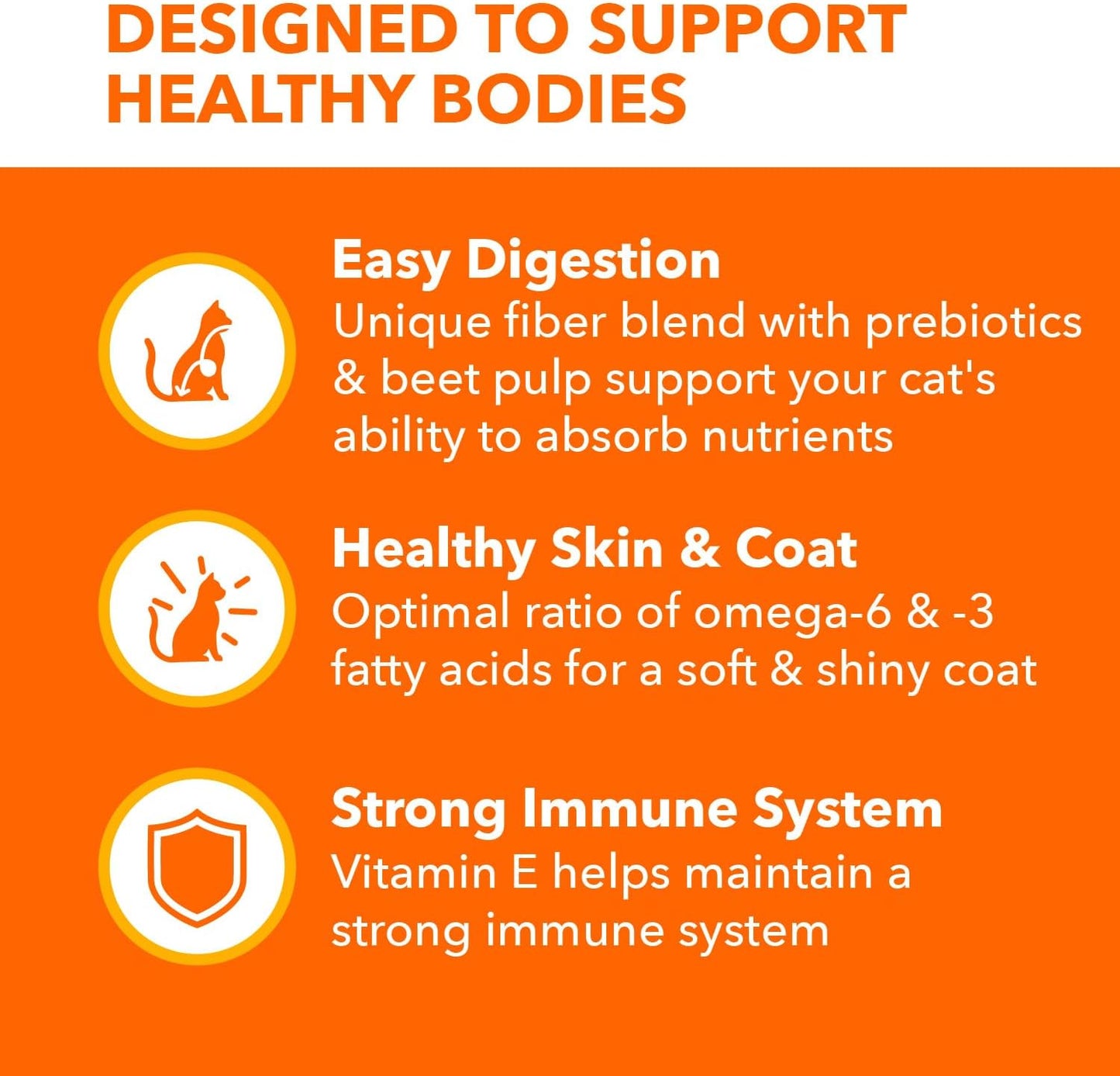 Iams IAMS PROACTIVE HEALTH Adult Sensitive Digestion & Skin Dry Cat Food with Real Turkey Cat Kibble, 3 lb. Bag