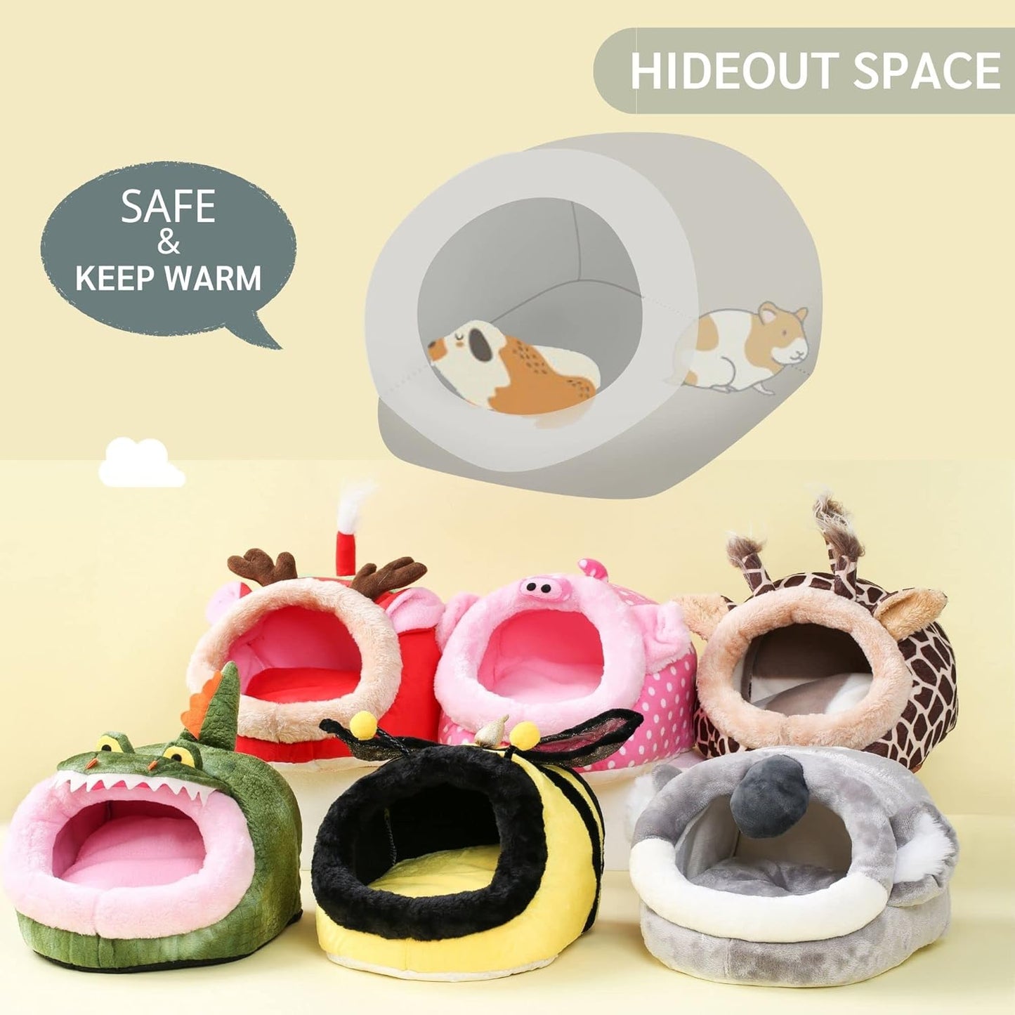 JanYoo Warmer Hedgehog Supplies Toys House Cage Accessories Bed Sleeping Bag