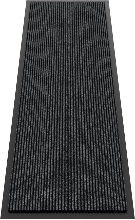 Indoor Outdoor Door Mat, 6’ x 2' Doormat for Entryway, Rubber Backing Non Slip Front Door Mat Outside Entrance, Super Absorbent Commercial Floor Mat for Home Office