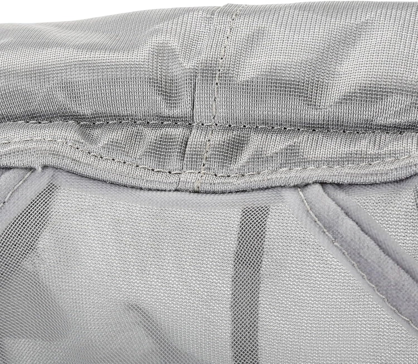 Harrison Howard CareMaster Horse Fly Mask Half Face with Ears Moonlight Silver Medium Cob