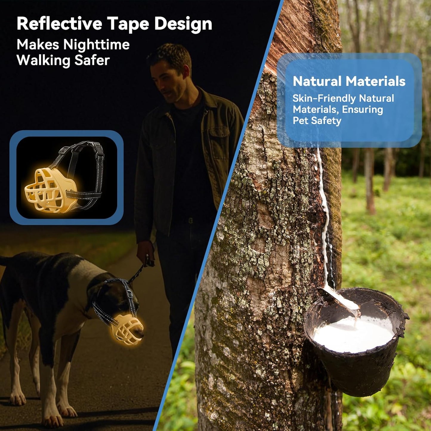 Dog Muzzle for Large Dogs, Breathable Basket Muzzles for Small, Medium and X-Large Aggressive Dog, Allows Panting Drinking, Suitable for Grooming Trimming Training (2, Luminous Orange)