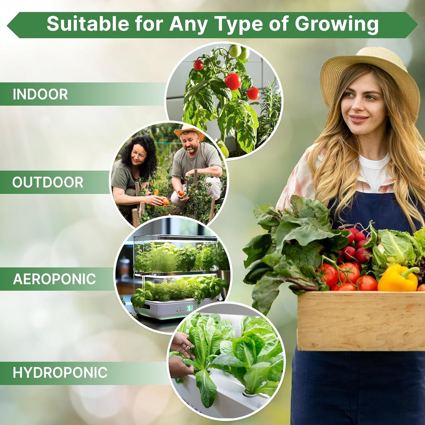 25 Summer Vegetable & Fruit Seeds Variety Pack - 1,870+ Non-GMO Heirloom Veggie & Fruits Seeds for Outdoors and Indoor Home Gardening, Including Collards, Tomato, Pepper, Okra, Onion, Bean, Cucumber